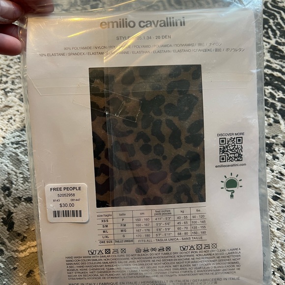 Size L Cheetah print tights 🐆 - Picture 4 of 5